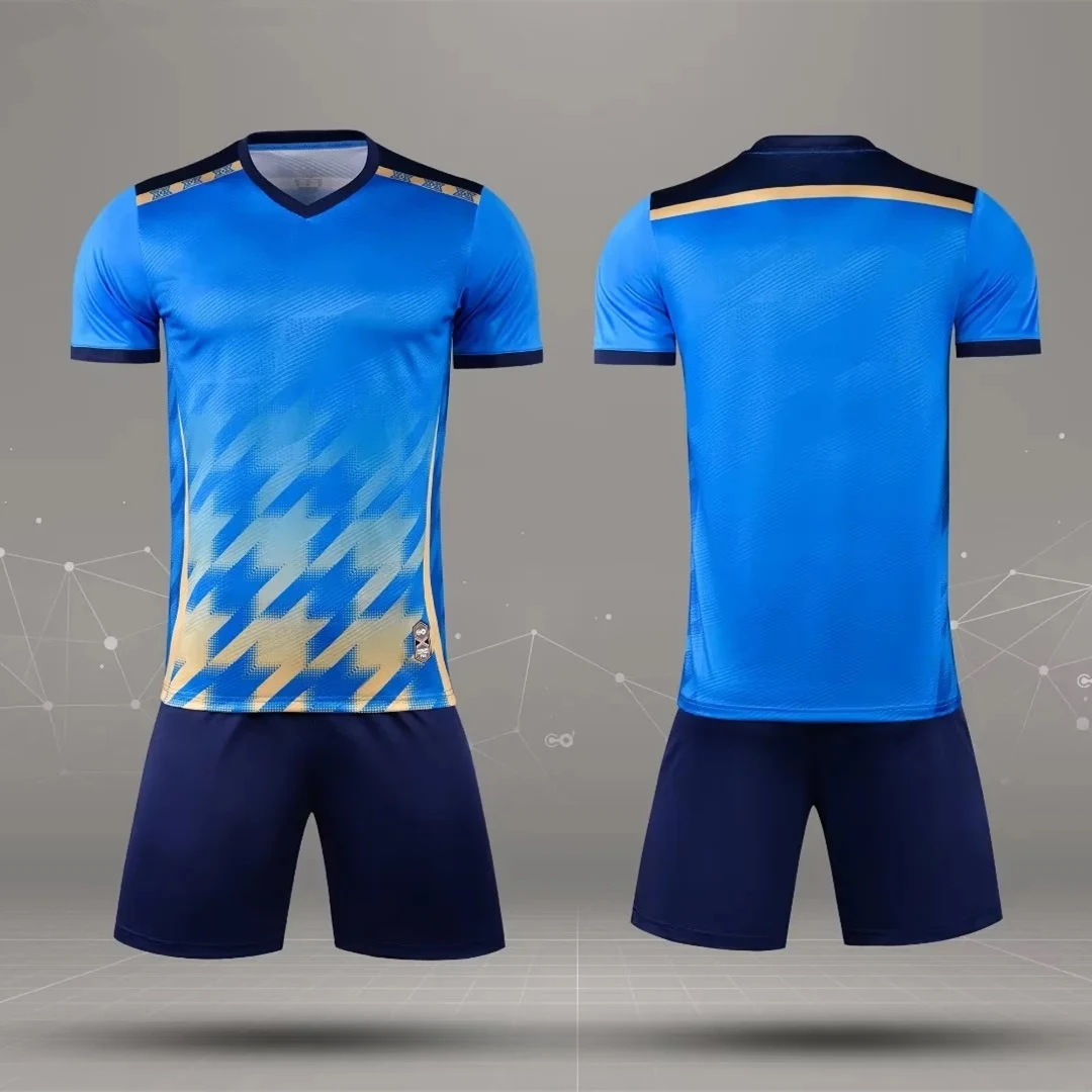 Mens Women Kids Soccer Sets Clothes Short Sleeve Football Jerseys Uniforms Shirts Shorts Sports Kit Clothing Suit Custom Print