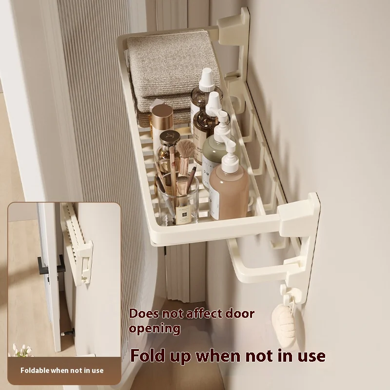 Picture 6: Bath towel rack, bathroom shelf, integrated hanging accessory, toilet storage rack, space aluminum towel rack
