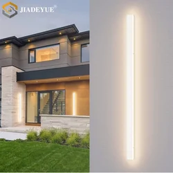 Modern waterproof LED long wall lamp, garage balcony, garden corridor, white long strip wall lamp, IP65 outdoor lighting