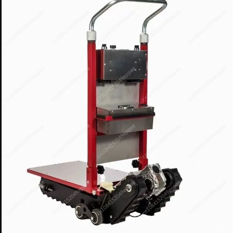 

400 кг бесшумный электрический автомобиль для подъема по лестнице, грузовая тележка, гусеничный подъемник для лестницы вверх и вниз, складной регулируемый угол