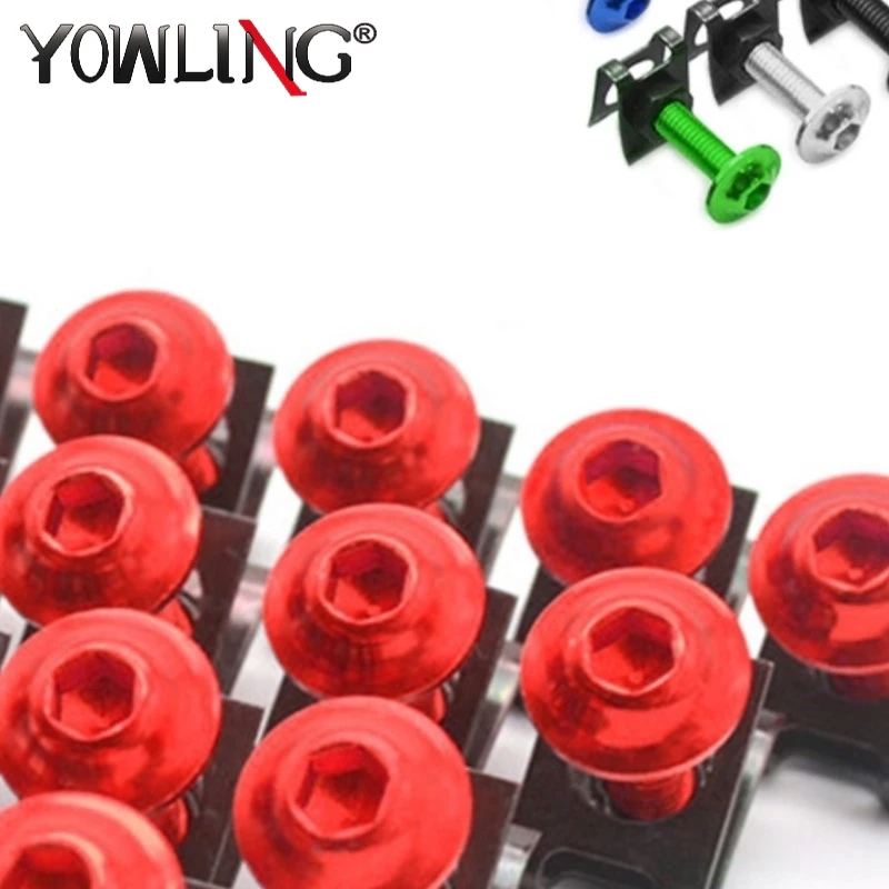

20 PCS Motorcycle M6 Fairing Bolts Screws For BMW S1000RR S1000R K1200sS F650 F800gs 2013 2014 2015 2016