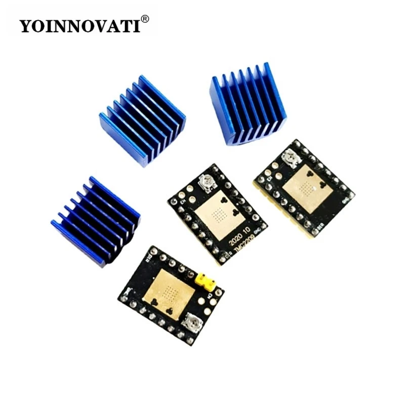 TMC2208 TMC2209 ATD5833 V2.0 With Heat Sink Stepper Motor Driver StepStick 3d Printer Parts 2.5A 256 Subdivision Silent Printing