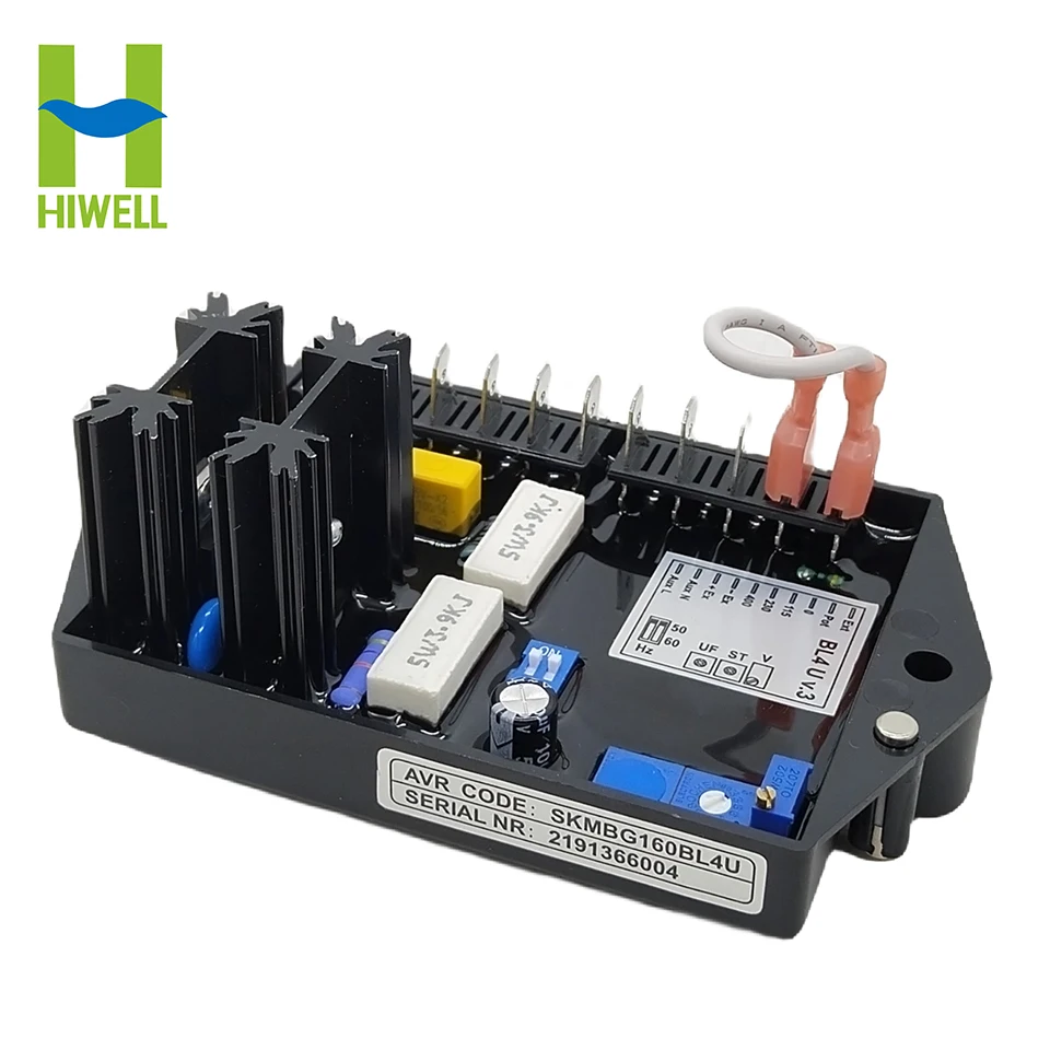 Imagem -05 - Regulador de Tensão Automático Estabilizador de Excitação para Gerador Diesel Sincro Part Avr Bl4u
