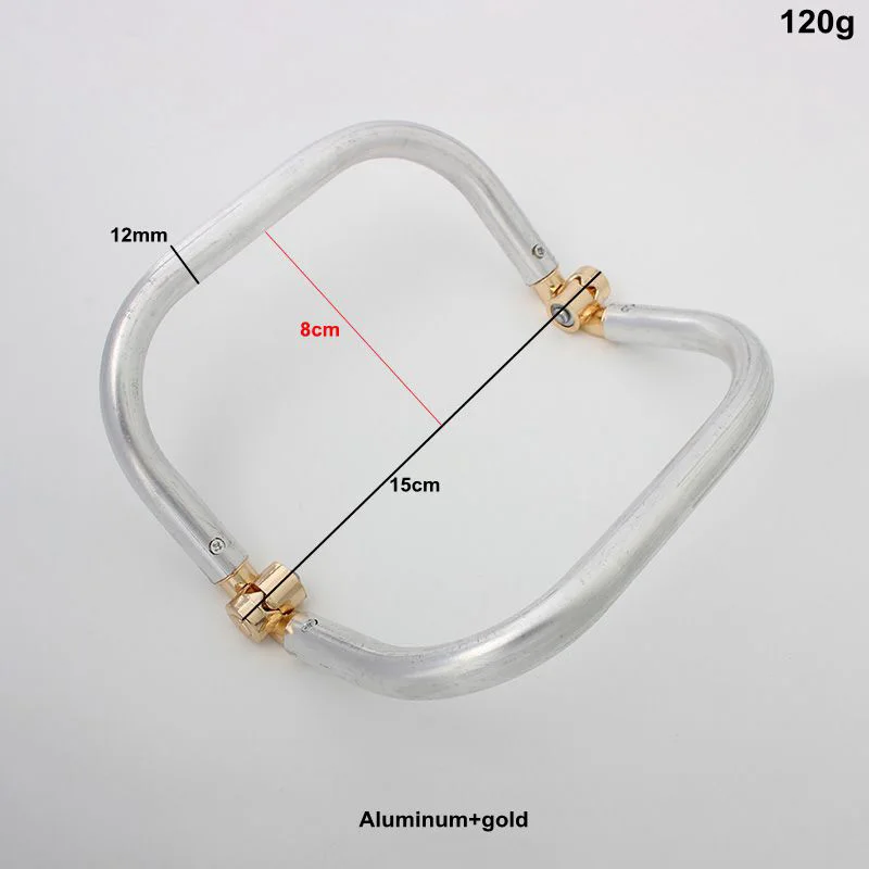 Purse frame aluminum metal tube clutch bag frame DIY Raffia handbag accessories parts