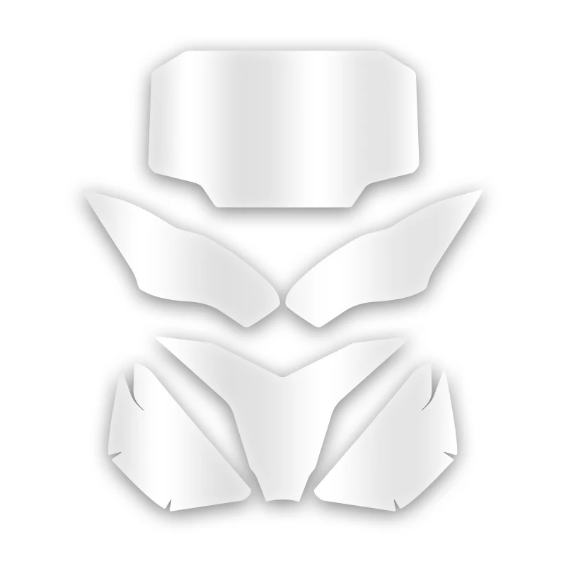 Используется для KAWASAKI ZX4R ZX4RR Moto, защитная пленка для фар из ТПУ, заднего фонаря, самовосстанавливающаяся, противожелющая, устойчивая к царапинам, комплекты