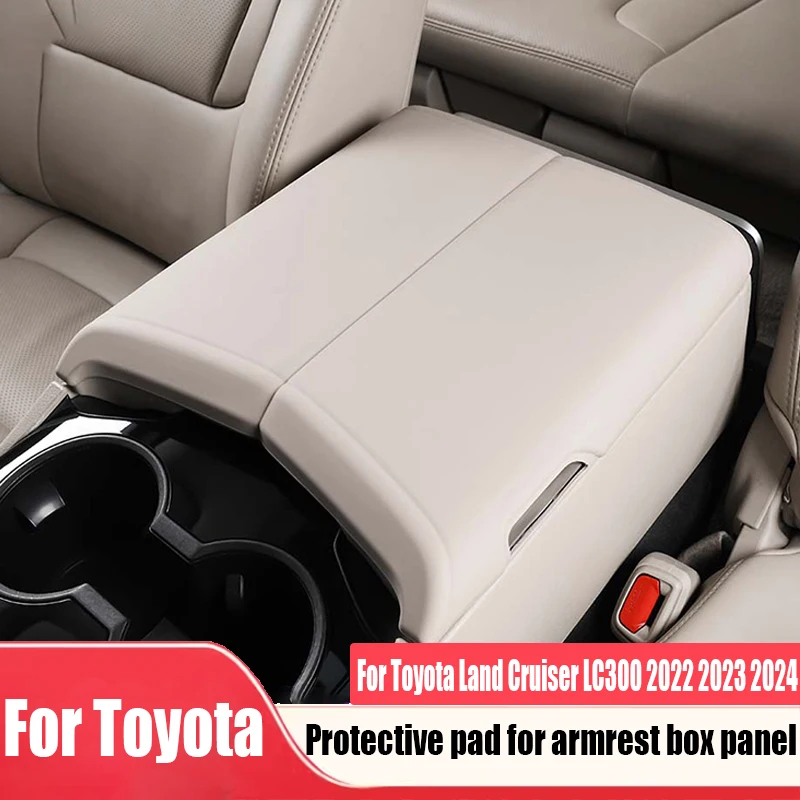 

Для Toyota Land Cruiser LC300 2022 2023 2024, силиконовый подлокотник, защитный чехол, автомобильные аксессуары для защиты салона