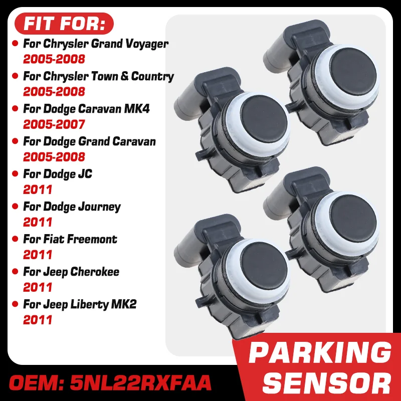 

Parking Sensor PDC For Chrysler Town & Country Dodge Caravan 2005-2008 For Dodge Journey Fiat Freemont Jeep Liberty 5NL22RXFAA