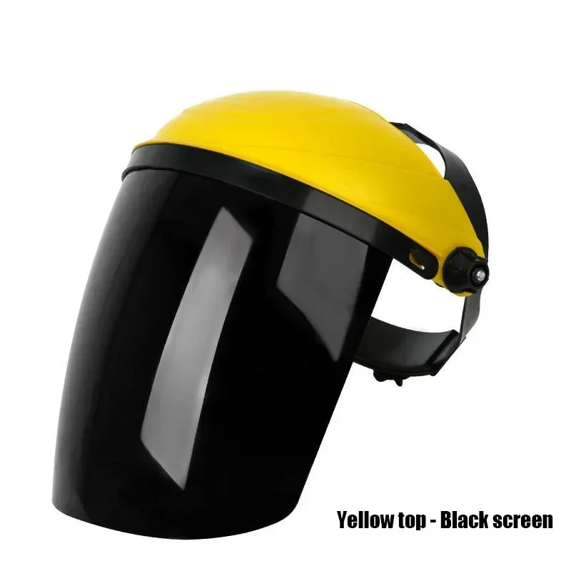 PC Portable Welding Helmet Eye Protection Transparent Protective Cover Face Mask Auto Darkening Anti Splash Safety Shield Visor