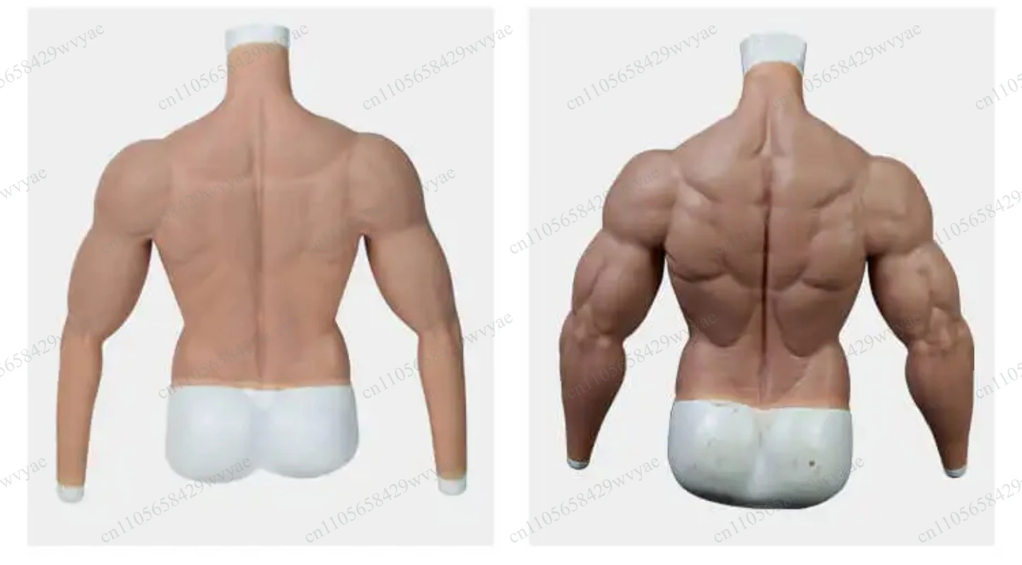 Silicone Artificial Muscle Realistic Chest Enhancer for Crossdressing Cosplay