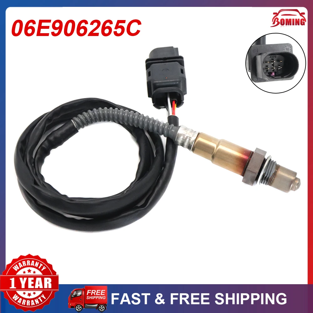 New Air Fuel Ratio Lambda Oxygen O2 Sensor 06E906265C Fit For Audi A3 A4 Fit For VOLKSWAGEN Jetta Golf Beetle Passat 06A906262DA