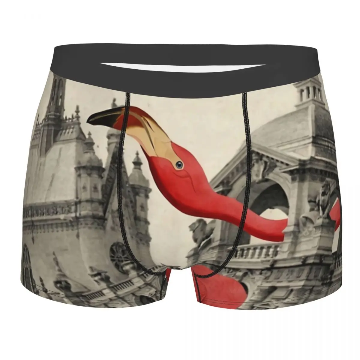 NUMBER 17 FLAMINGO Man's Boxer Briefs Underpants Highly Breathable Top Quality Birthday Gifts