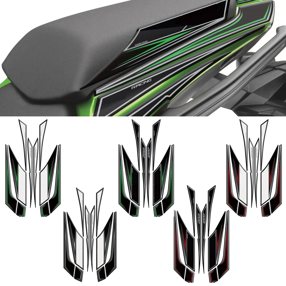 

For Kawasaki Z1000SX Z1000 SX z 1000 sx 2011-2016 3D Gel Motorcycle Rear Seat Fairing Protection Decal Stickers