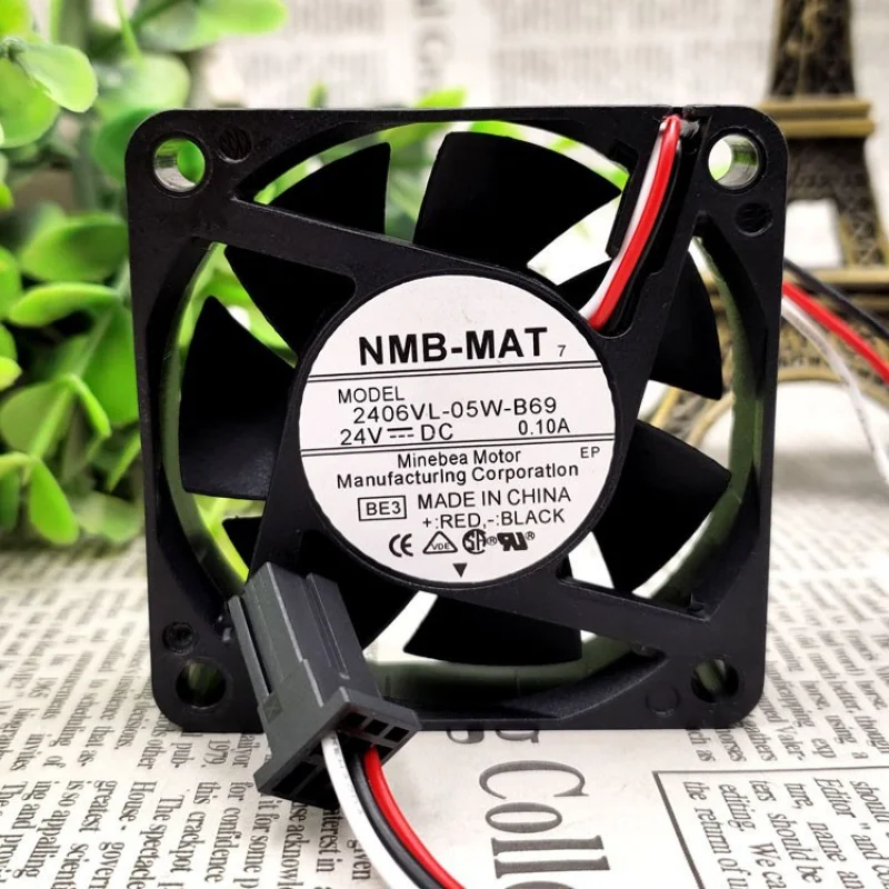 

2406VL-05W-B69 6015 24V 0.10A 6CM Cooling Fan 2406VL 05W B69