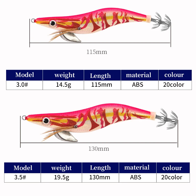 FSDZSO NEW Luminous Floating Squid Jig 19g 130mm Eging Fishing Squid Lure Artificial Bait for Fishing Squid Octopus