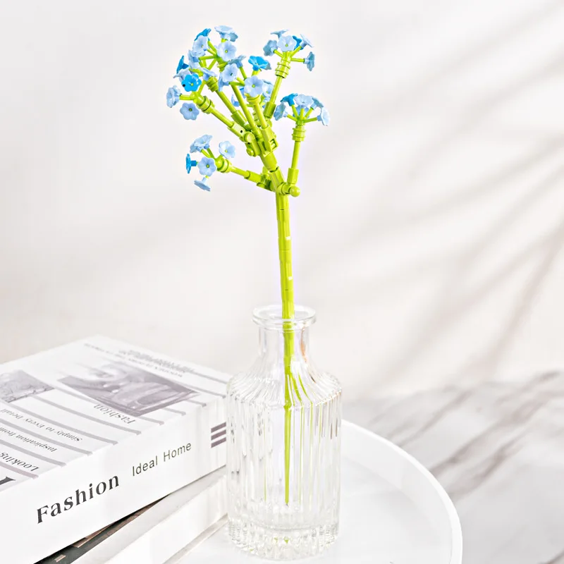 

Строительные блоки Gypsophila, Детские креативные игрушки, букет в сборе, пластиковые цветы, мелкие частицы, строительные блоки