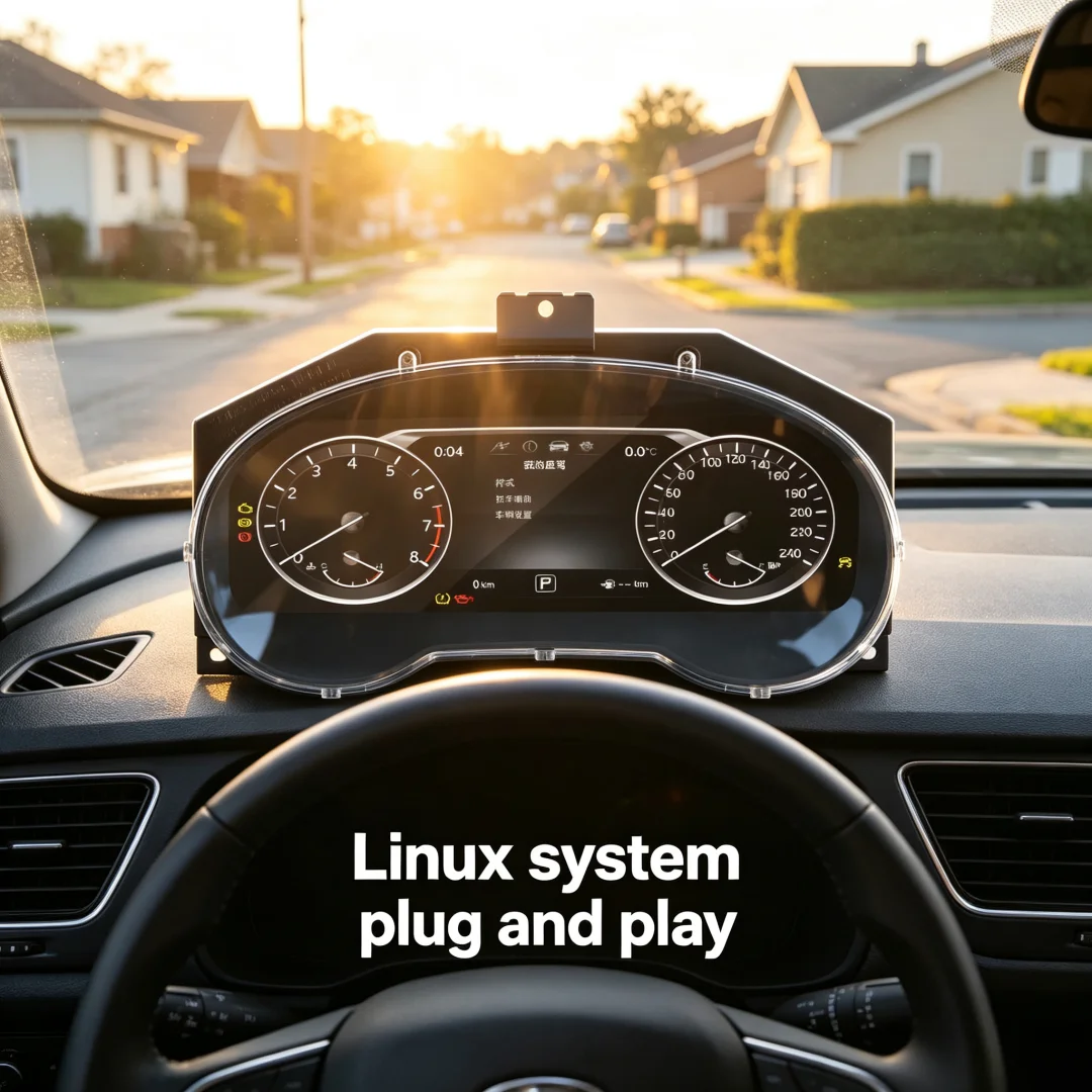 N Linux For Nissan Teana 2013-2018 Screen 12.3inch LCD Instrument Cluster Dashboard Digital Virtual Cockpit Panel Speedometer
