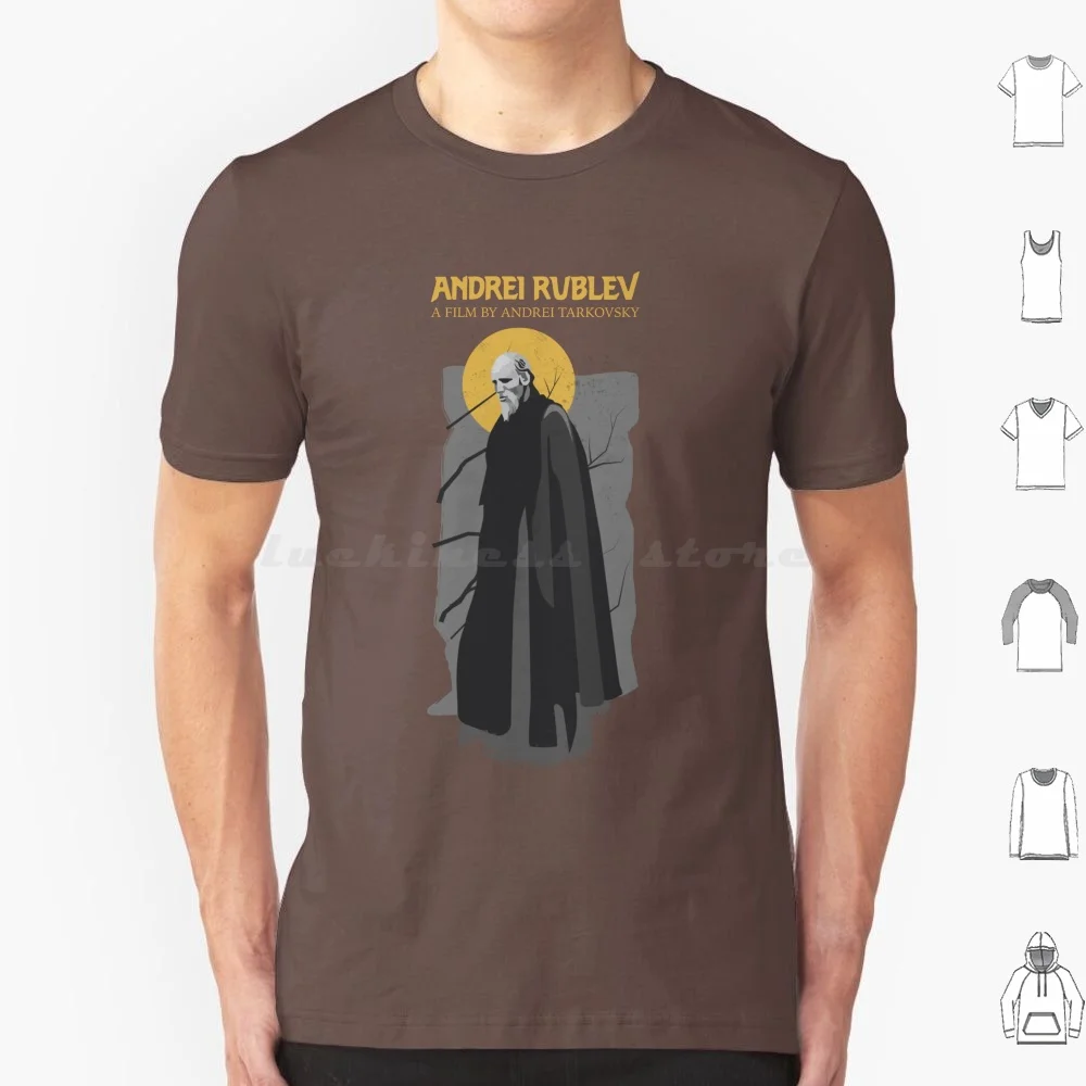 Andrei Rublev Illustration With Title By Burro Tees T Shirt Men Women Kids 6xl Andrei Rublev Painter Russia Ussr Urss Soviet