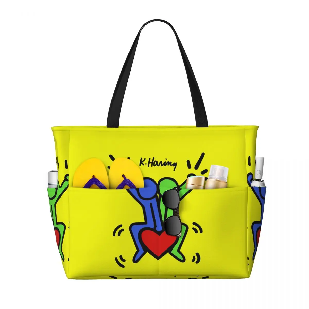 bolsa-de-praia-keith-harings-bolsa-grande-para-esportes-ginastica-yoga-bolsa-de-viagem-para-mulheres-bolsa-de-fitness