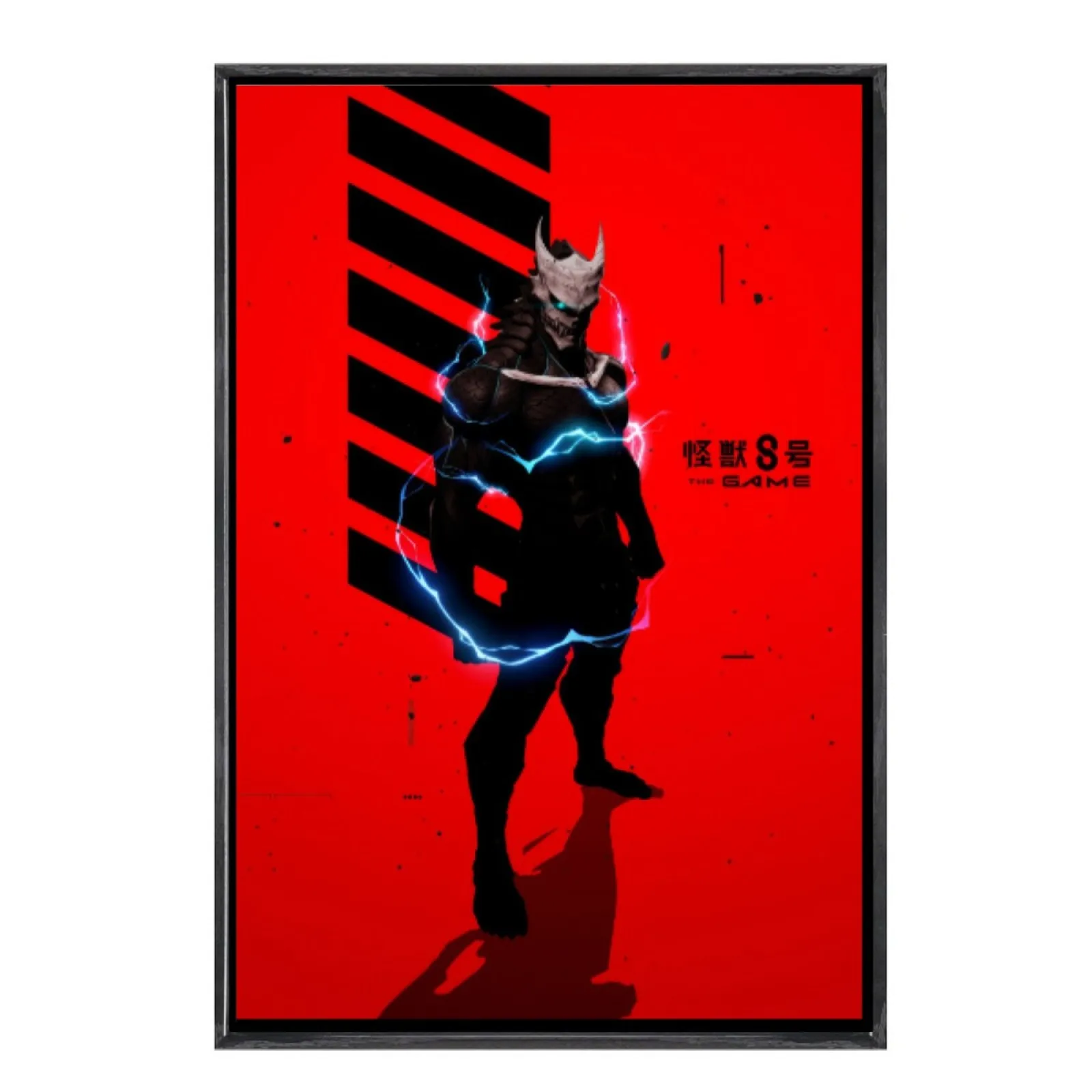 

Japanese Manga Multi-Size Canvas Poster Double Framed Wall Art,Kaiju No 8 Home Decor for Living Room Bedroom