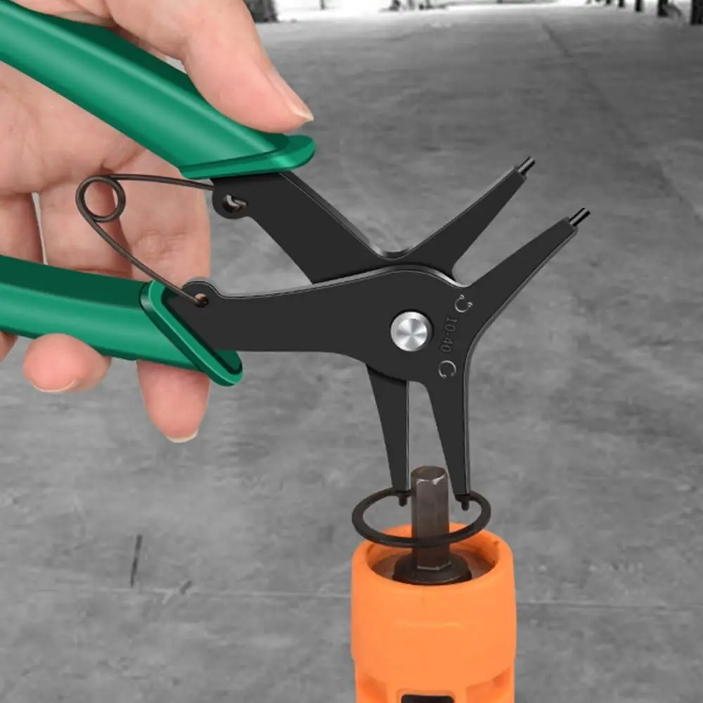 Internal External Circlip Pliers High Carbon Steel Snap Ring Plier Multifunctional Retaining Ring Remover Hand Tool Installation - view 2