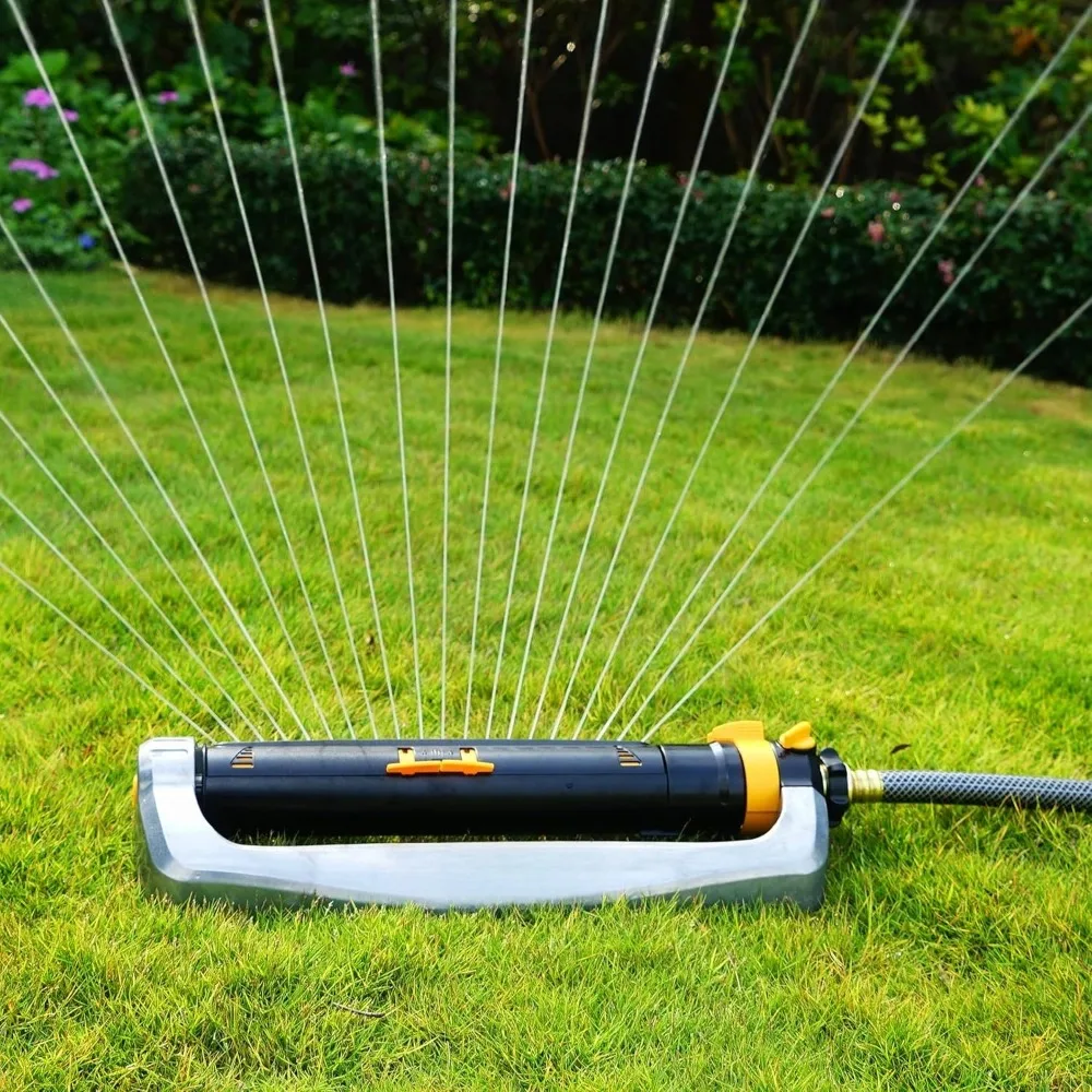 

65154AMZ XT Turbo Oscillating Sprinkler, Metal Base, 4,500 sq. ft., Quick Connect Bundle, 3-Way Adjustable