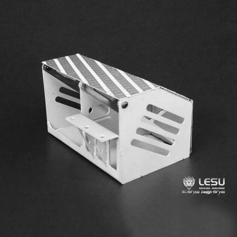 LESU Metal Tool Box for 1/14 Tamiya RC Tractor Truck Hydraulic Remote Control Dumper Model Vehicle