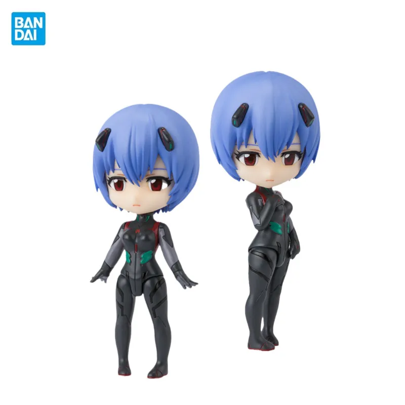 

Bandai Original EVA Evangelion Anime Figuarts mini Ayanami Rei Theatrical version 9cm Action Figure Toys Gifts For Children