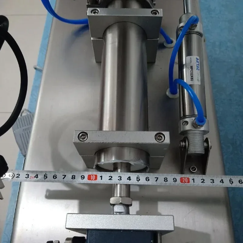 

PBOBP Pneumatic Bottle Sauce Cream Piston Filler Peanut Butter Tomato Semi-automatic Liquid Paste Filling Machine