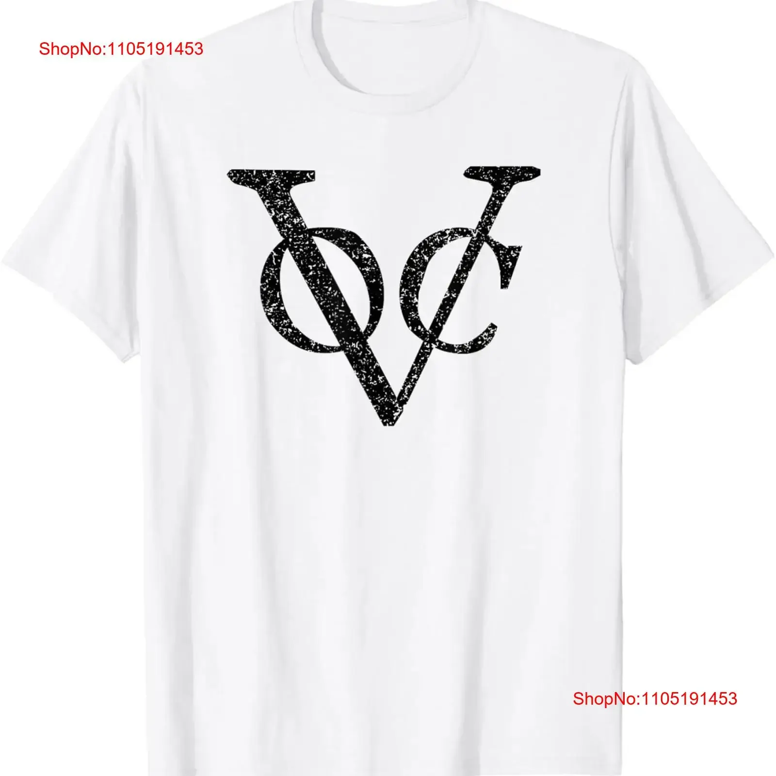 DUTCH EAST INDIA COMPANY VOC تي شيرت عتيق مغسول مريح أنيق للارتداء اليومي للجنسين ملابس غير رسمية للرجال ملابس الشارع