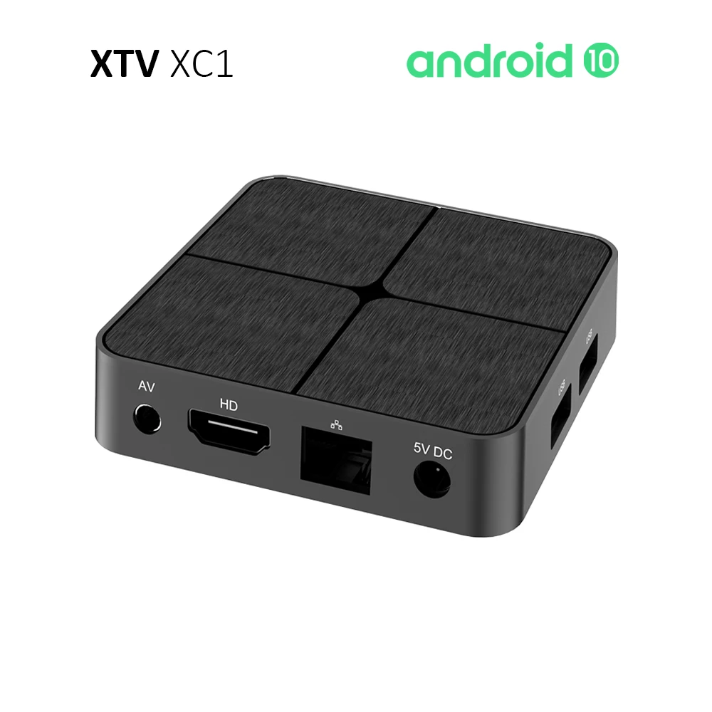 XTV XC1 Android 10 Stalker IP Streaming TV Box يدعم Xtream 4K HEVC H.265 BT5 WiFi5 2G 16G OTT فك التشفير