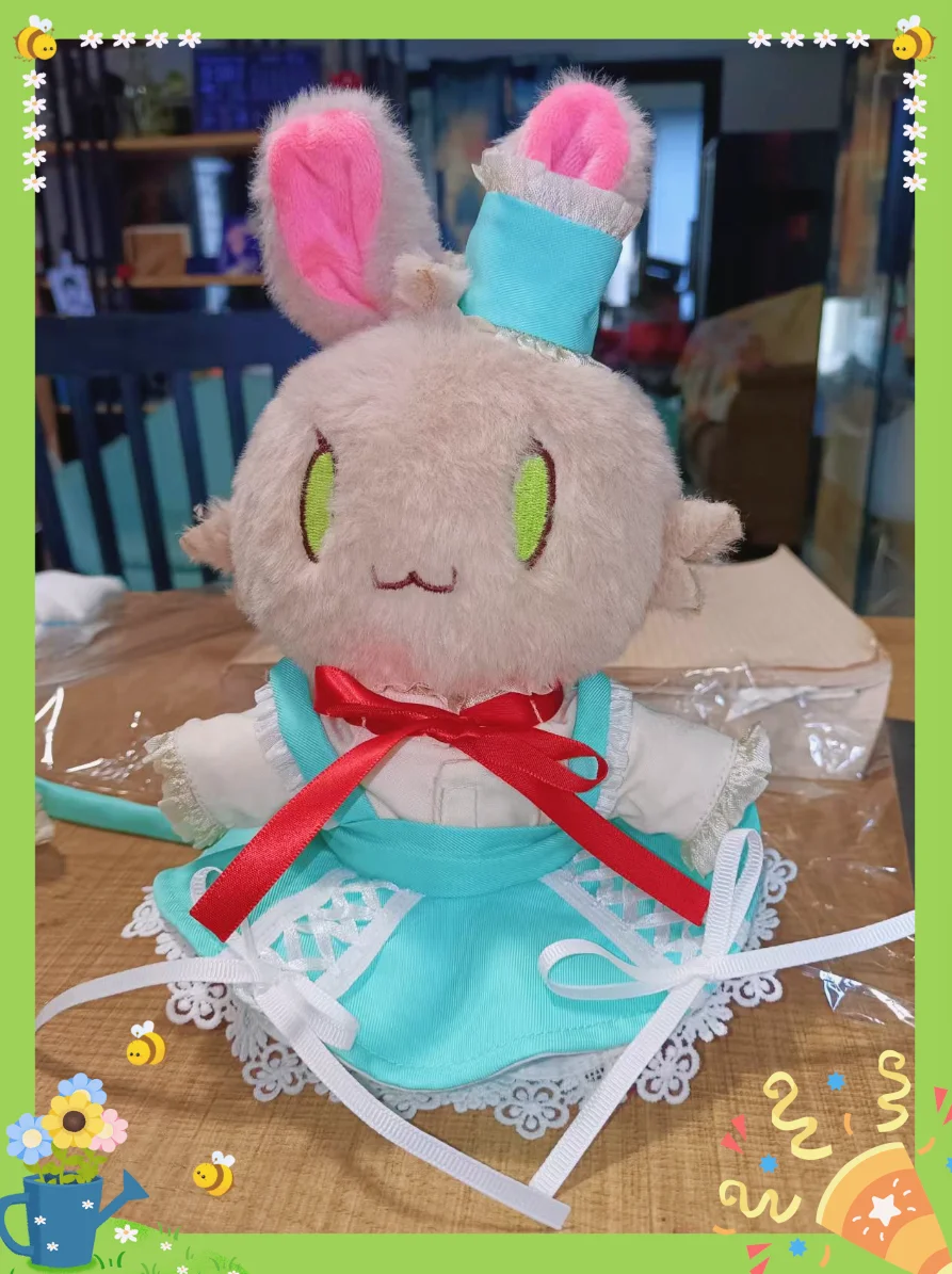 

Anime Arknights Suzuran: Spring Hymn 20cm Body Dress Up Plush Sitting Posture Cartoon Figure Idol Soft Plushie Figures Gift