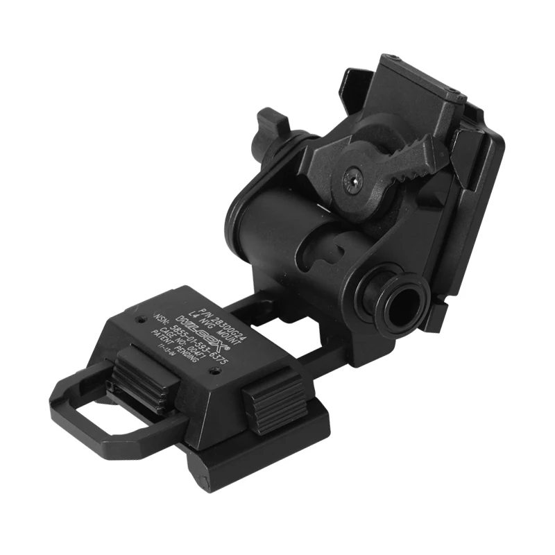 BOOIU Metall/Nylon L4G24 NVG Helmhalterung für PVS15/18 GPNVG18 Goggle Nachtsicht Stent Outdoor Taktische Helmhalterung