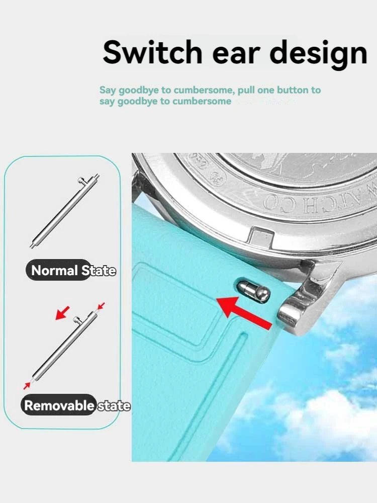Pasek do zegarka z gumy fluorowej do wodoodpornego paska Tissot 1853, rozgwiazda, nurkowania T120120417A 21mm 22mm dla IWC Breitling Omega