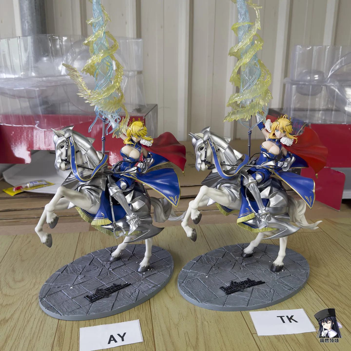 1/6 مقياس مصير الأسد الأبيض الملك الشكل لانسر أرتوريا بيندراجون 46 سنتيمتر تمثال على العرش جامع نموذج