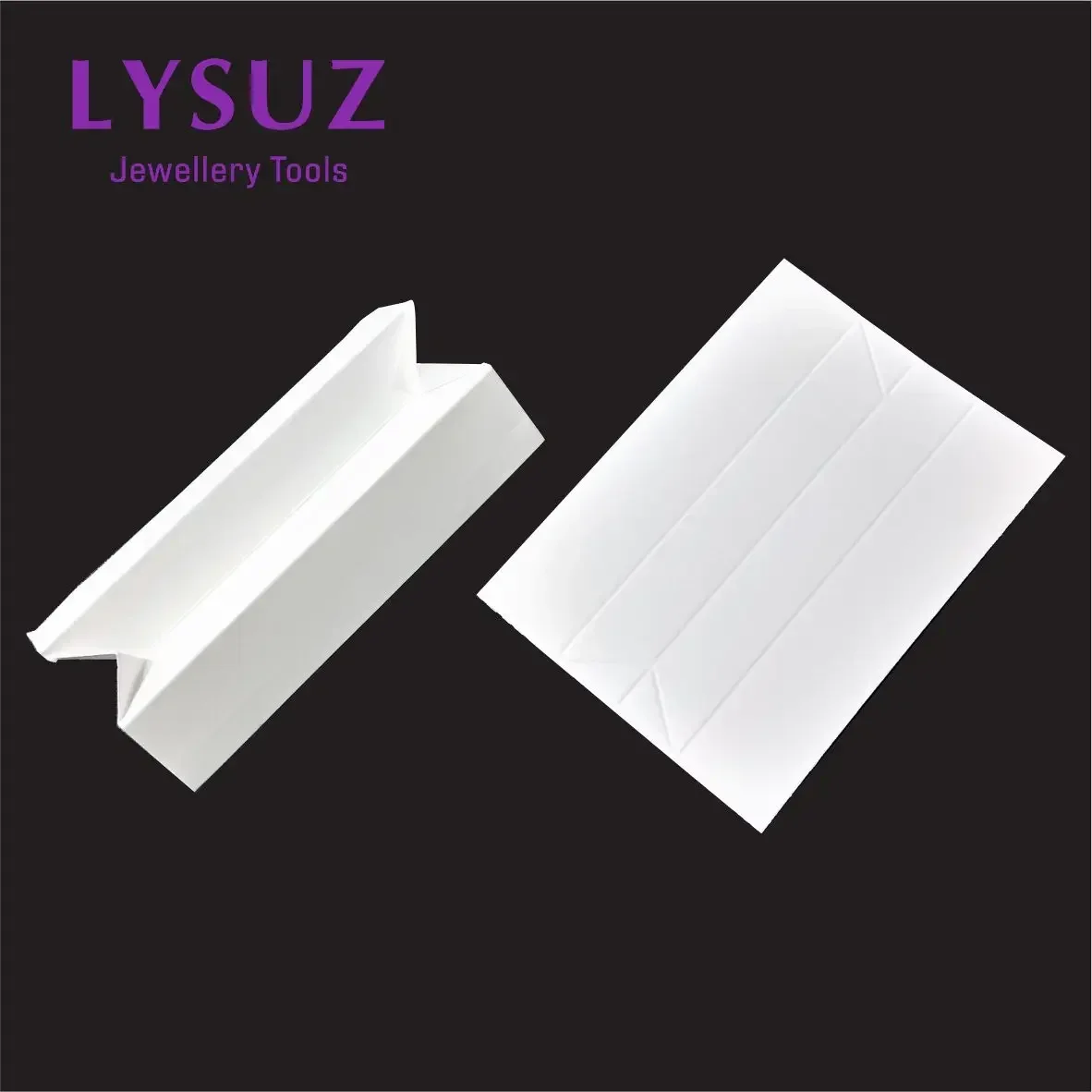 10pcs White Gemstone and Diamond Color 4c Grading Paper Sorting Tray Professional Gemological Identification Tools LYSUZ