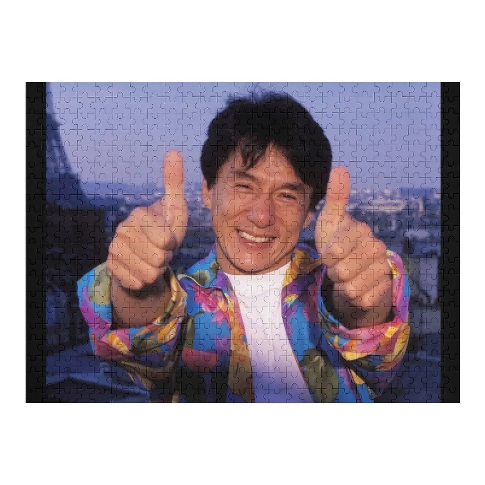 

Jackie Chan Jigsaw Puzzle Personalized Gifts Custom Child Baby Wooden Iq Puzzle