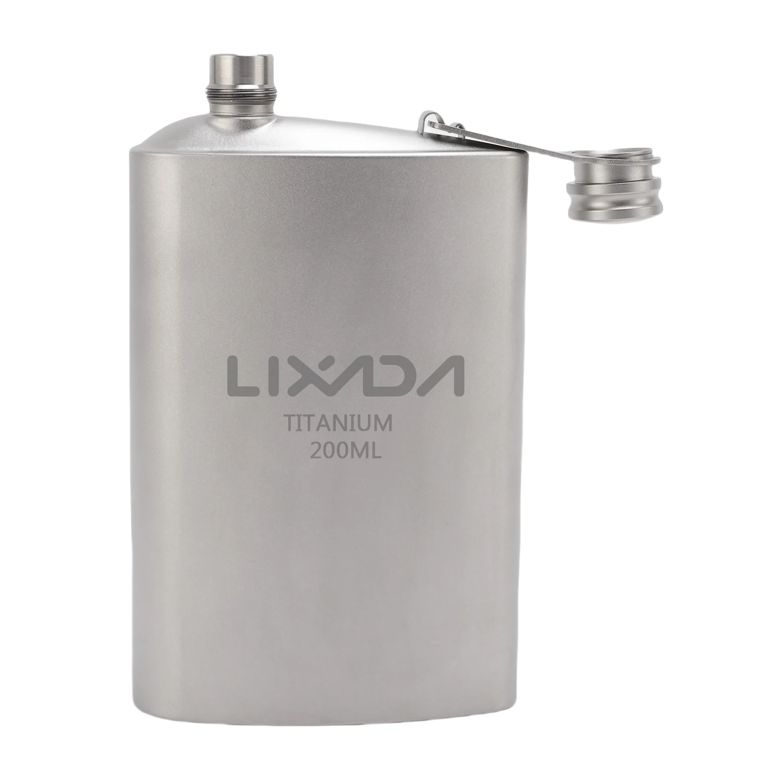 

Whisky Flask 200ml Leakproof Ti Flask Portable Whisky Flask Hip Flask for Outdoor Camping Hiking