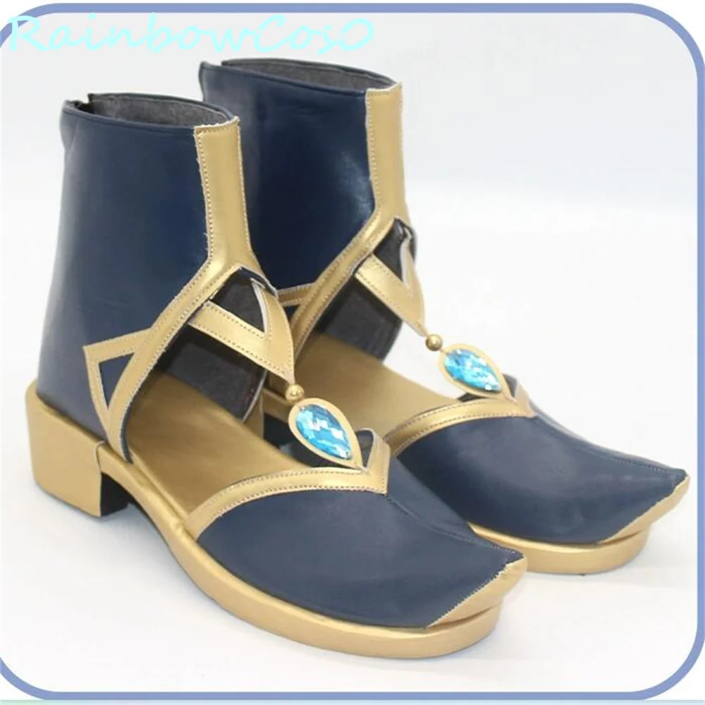 Kaeya Alberich Genshin Impact Cosplay Sapatos, Botas, Jogo, Anime, Dia das Bruxas, Natal, RainbowCos0, W3512