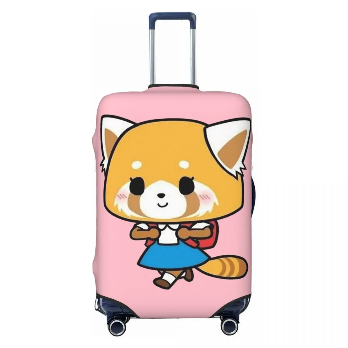 

Custom Aggressive Retsuko Cartoon Luggage Cover Protector Funny Travel Suitcase Protective Cover for 18-32 Inch