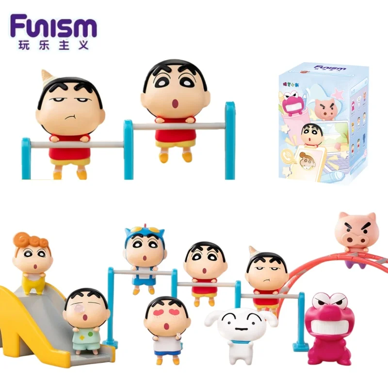 

Оригинальная мини-фигурка Crayon Shin-Chan из серии Lie-Prone в слепой коробке, милая декоративная фигурка для мобильных устройств и компьютеров, модная игрушка-подарок