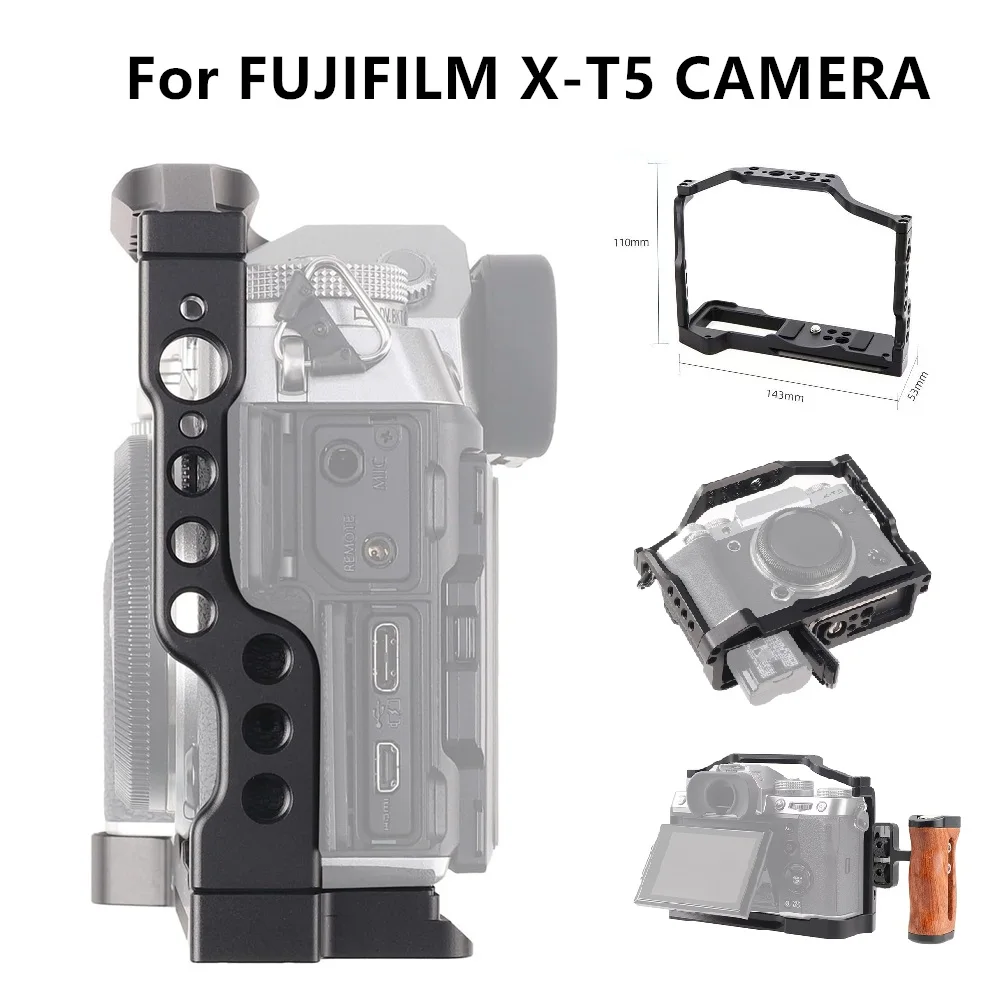 

Защитная рамка для камеры Fujifilm Fuji X-T5 XT5, профессиональная защитная рамка с быстросъемной пластиной Arca, совместимая со стабилизатором и штативом.