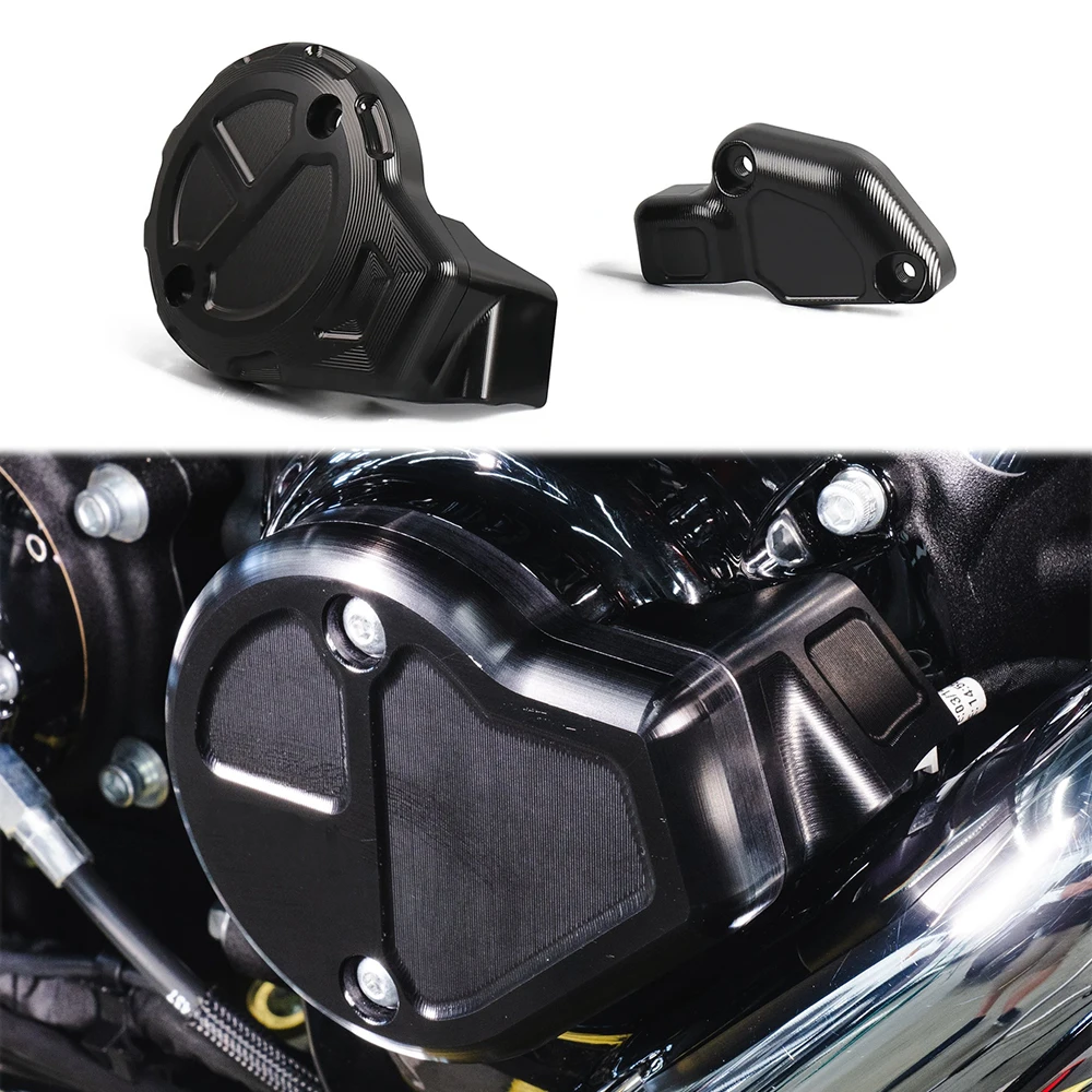 

Timer & Gear Position Sensor Cover Kit For Touring 2023-2026 Street Road Glide Road Glide Softail Motorcycle Protective Covers