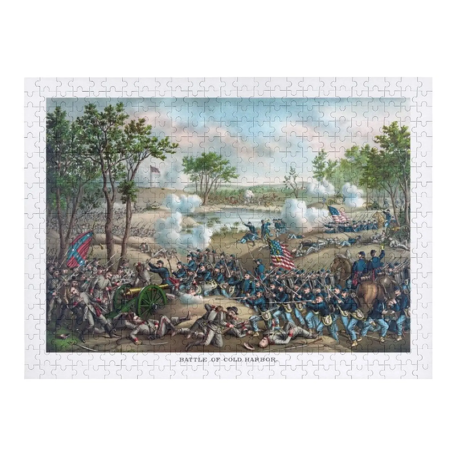 

Battle of Cold Harbor -- Civil War Jigsaw Puzzle Custom Child Jigsaw Custom Customized Photo Children Puzzle