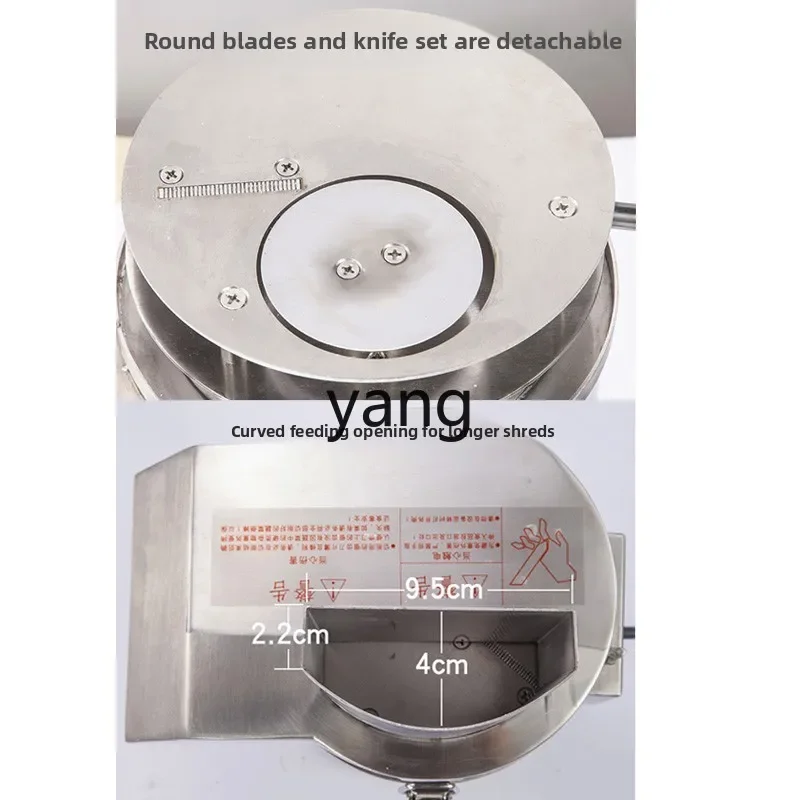 CX  commercial electric cutting old ginger and beating tender ginger device, automatic thickness adjustable view 5