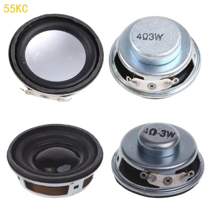 

55KC 2Pcs 4021 Mini Horn Speaker Notebook Speakers 4 Ohm 3W Loudspeaker for DIY Home Theater Modification