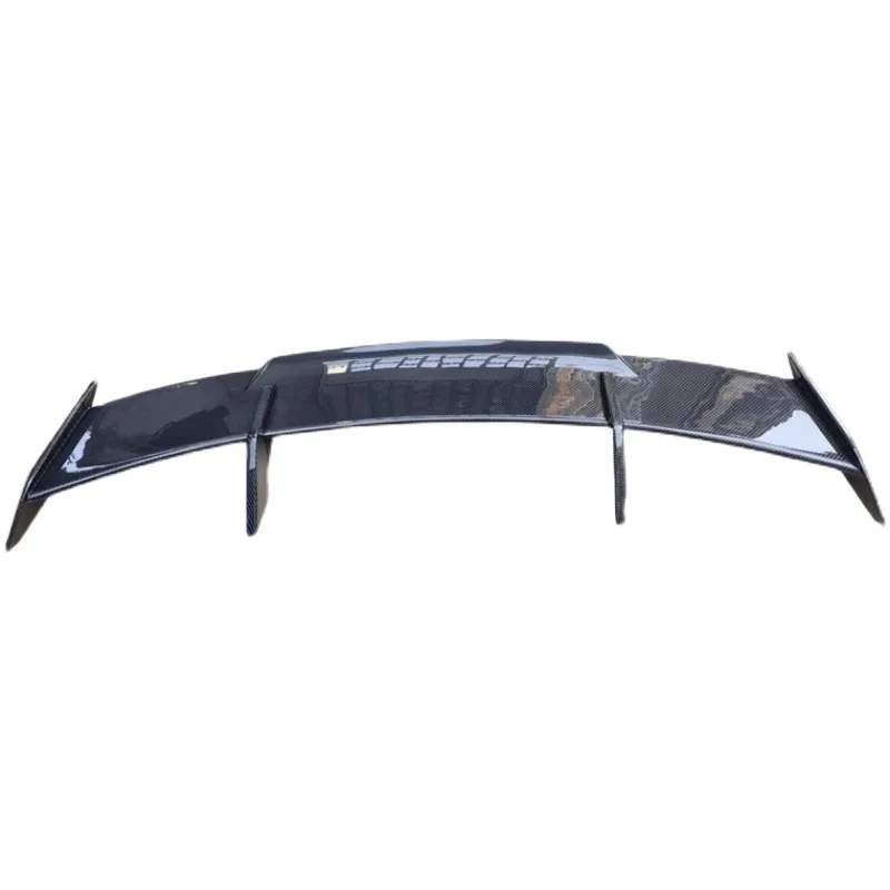 Car Universal Tail Wings Trunk Rear Spoiler Racing Wing Carbon Black Abs GT-Style Automobile Modified Trim Kit 11