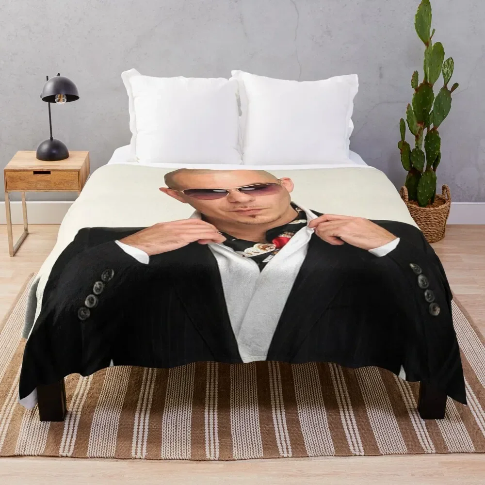 

Pitbull Throw Blanket Flannel Hair Blankets