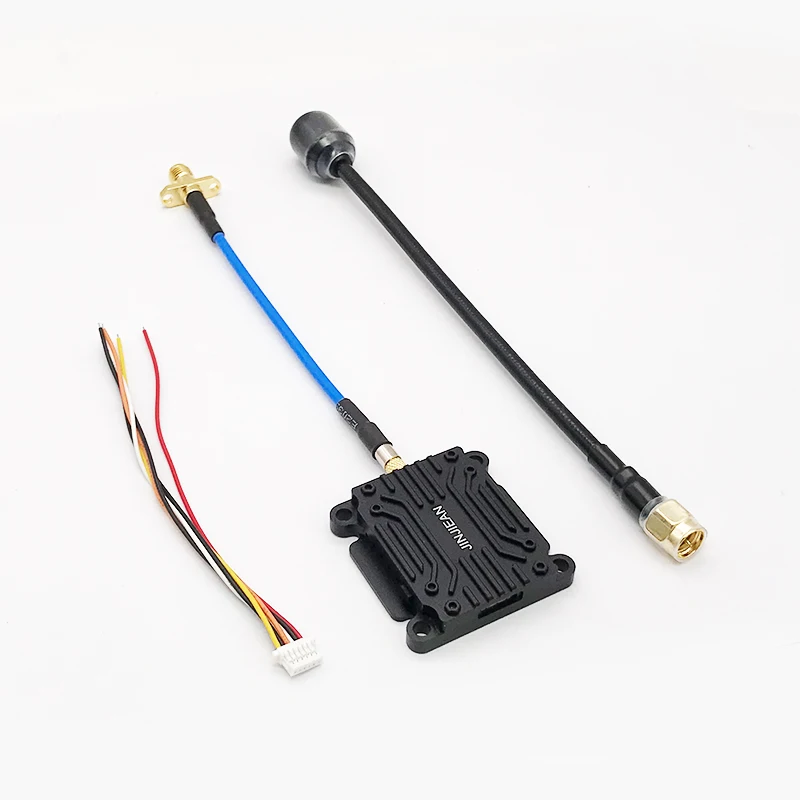 5.8GHz 2.5W High Power 48CH VTX Video Transmitter with CNC shell 25mW 400mW 800mW 1.5W 2.5W Adjustable For RC FPV  Racing Drone