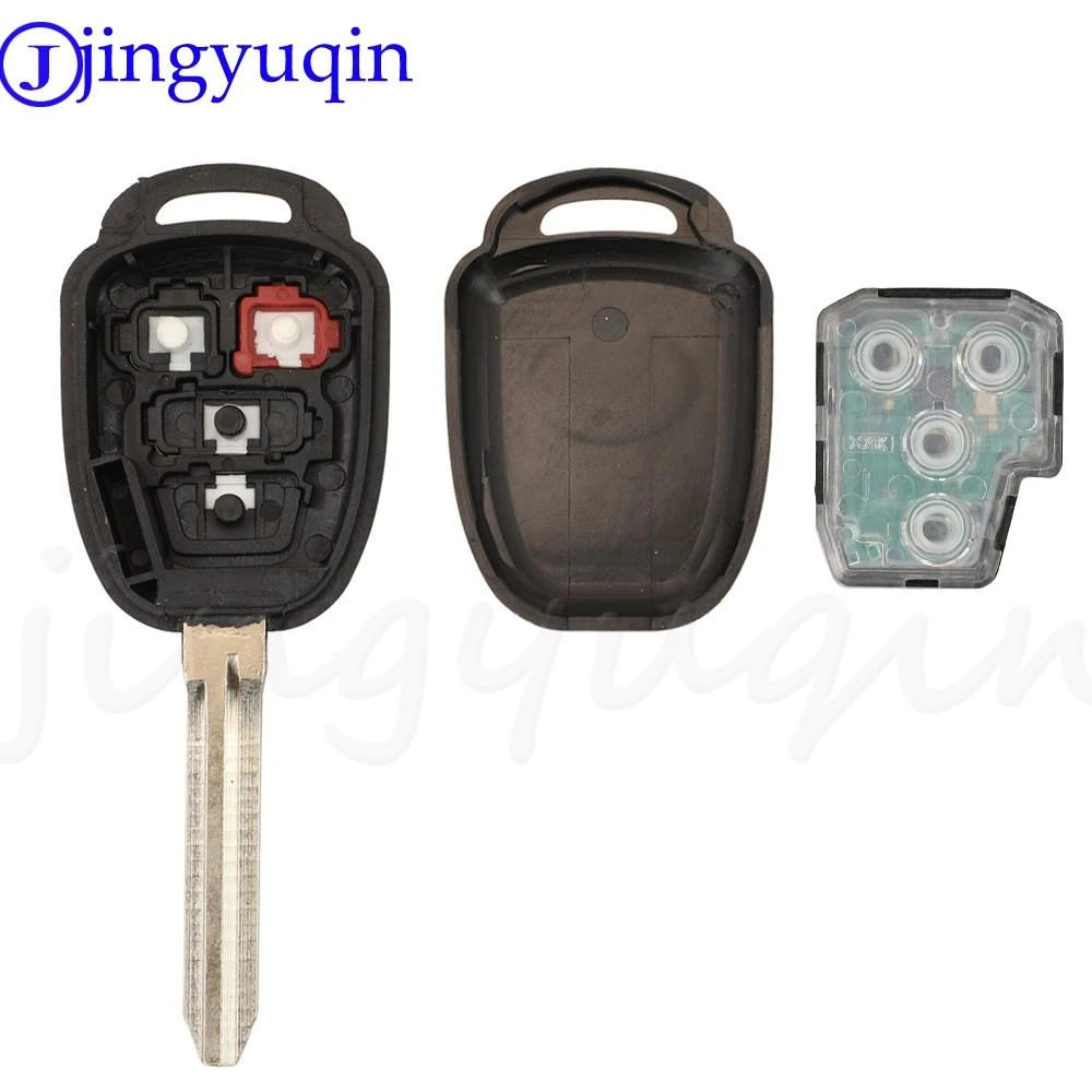 jingyuqin Remote Car Key Fob 314.4MHz G / H Chip B51TE / B71TH 89070-52D70 For Toyota Yaris 2012-2017 TOY43 Blade