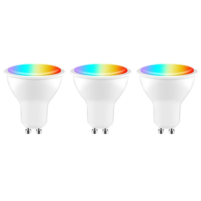 

AFBC Tuya GU10 Smart LED Bulb Dimmable 5W AC200-240V WIFI+Bluetooth Smart Life App Control Work With Alexa Google Home